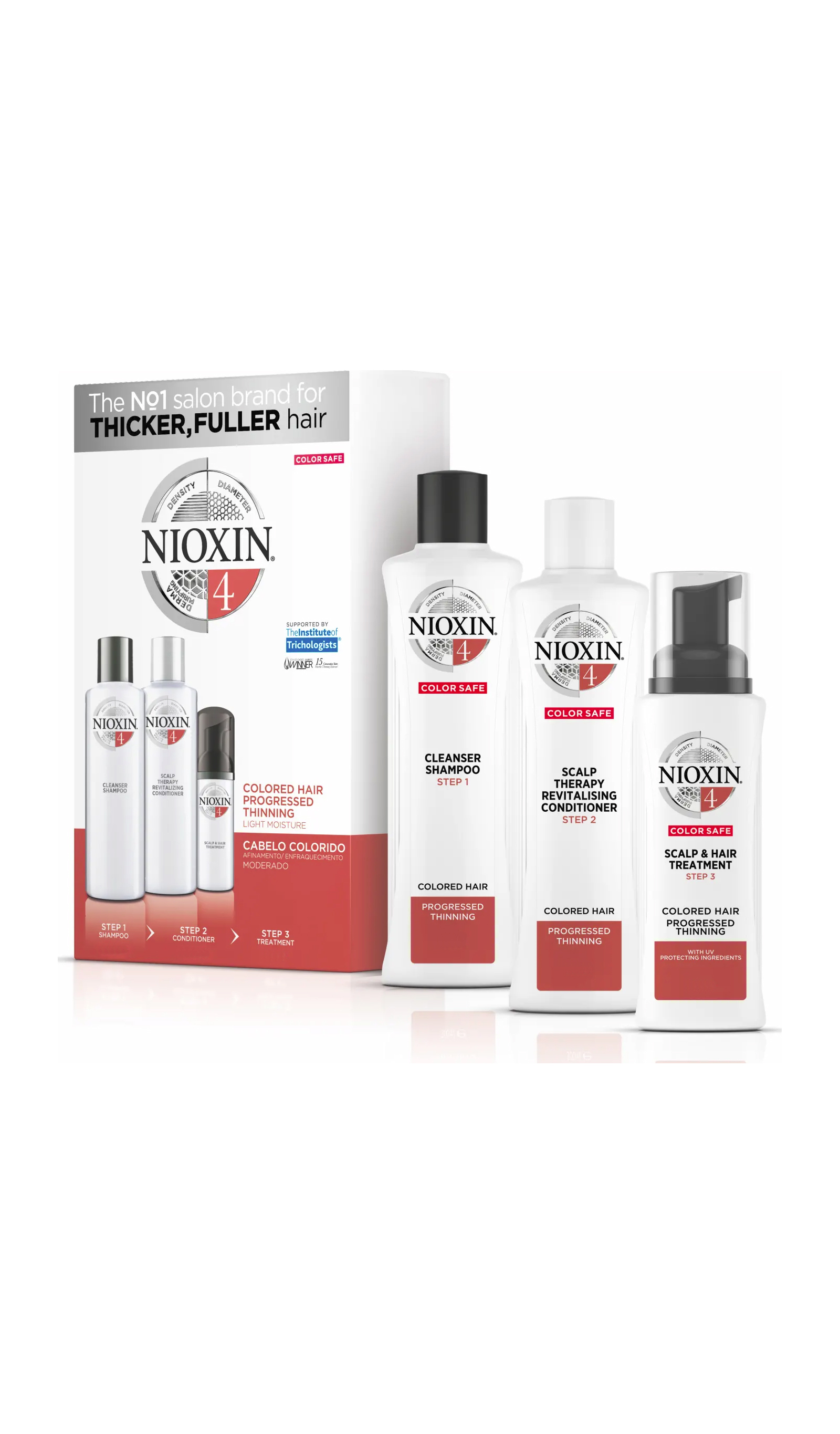 Nioxin Kit Sistema 4 Nioxin (shp300+cond300+treat1