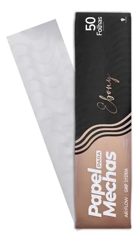 Papel para Mechas Ebony 11x47 com 50fls