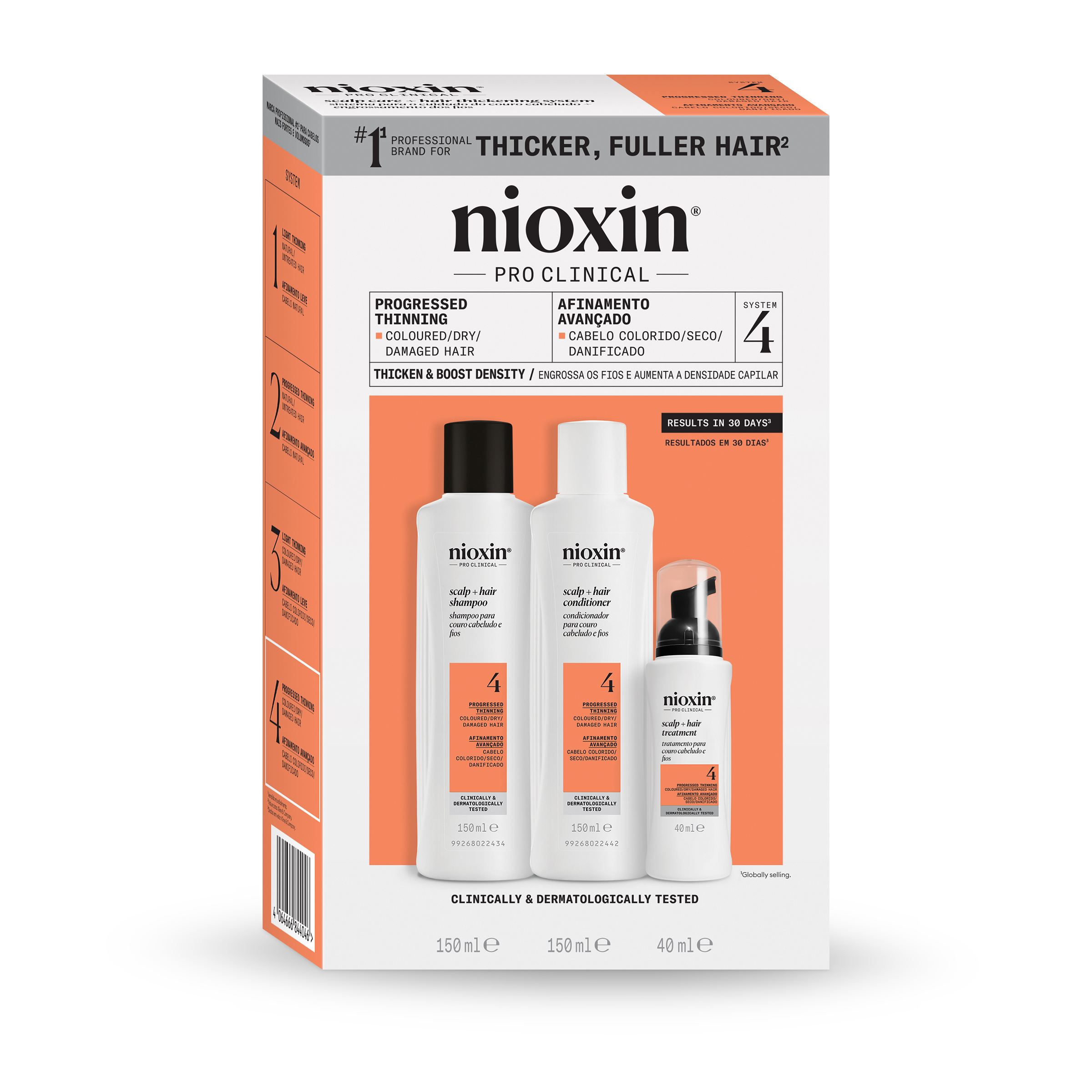 New Nioxin Sys4 kit 150+150+40ml