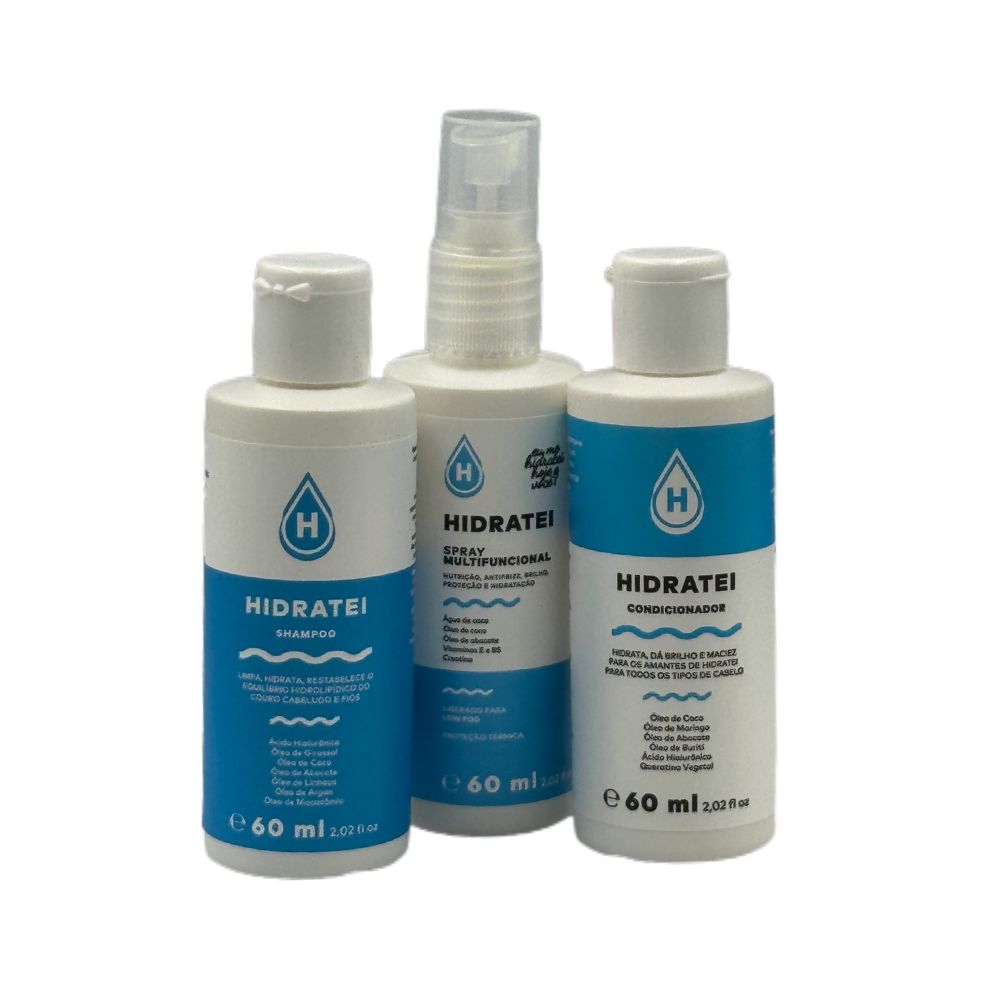 Hidratei Sha60ml+Cnd60ml+Spray60ml Gts Nece Kit